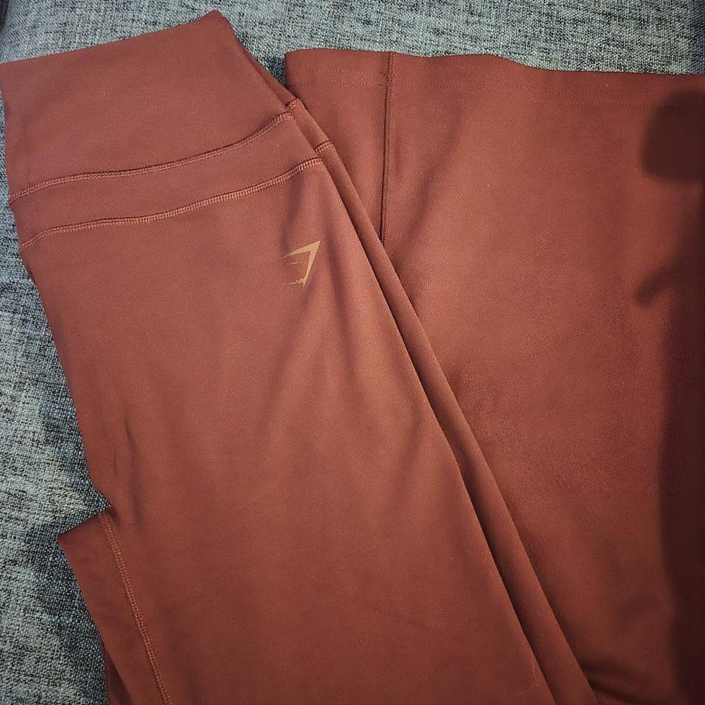 Gymshark Deep Plum Leggings - Picture 3 of 6